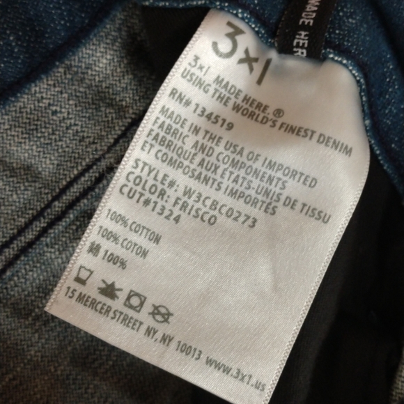 3x1 Higher Ground Boyfriend Premium Denim Jeans - Picture 12 of 13